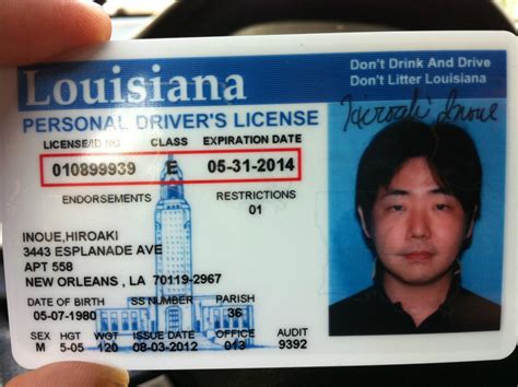 Driving License Louisiana Requirements Paul Smith