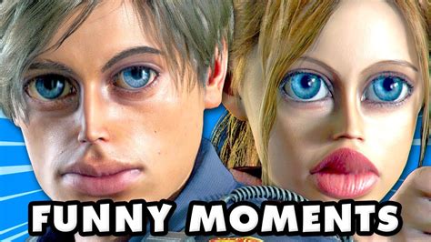 Resident Evil 2 Remake Funny Moments Montage Youtube