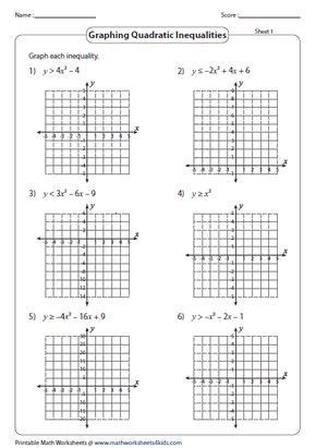 Создайте проект и оптимизируйте сайт — mathworksheets4kids.com. Graphing quadratic inequalities | Quadratics, Quadratic equation, Inequality