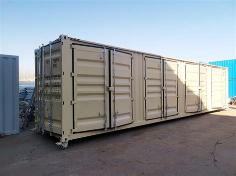 Csc Certificated 40ft One Side Door Open Side Shipping Container