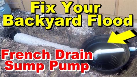 Backyard Flooding Sump Pump Amazing Backyard Ideas