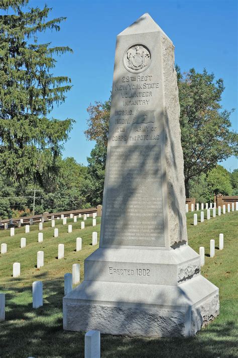 Dedication Of The 28th New York Monument At Culpeper National Cemetery