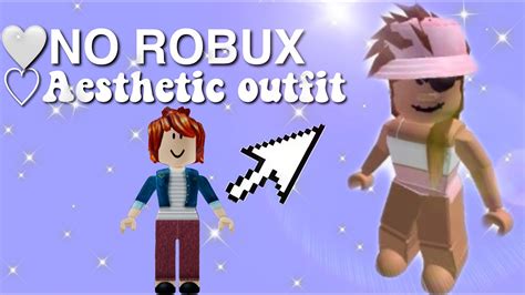 Aesthetic Roblox Outfits With No Robux Youtube