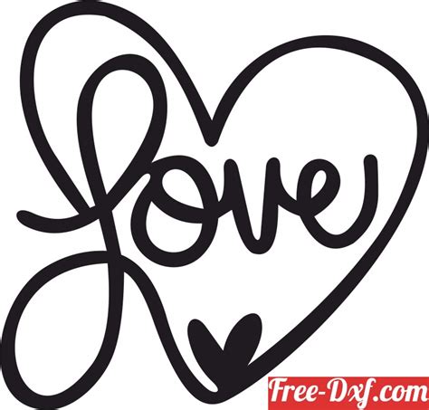 Download Love Sign Heart Clipart Dxf Zfu4g High Quality Free