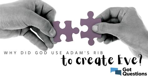 why did god use adam s rib to create eve