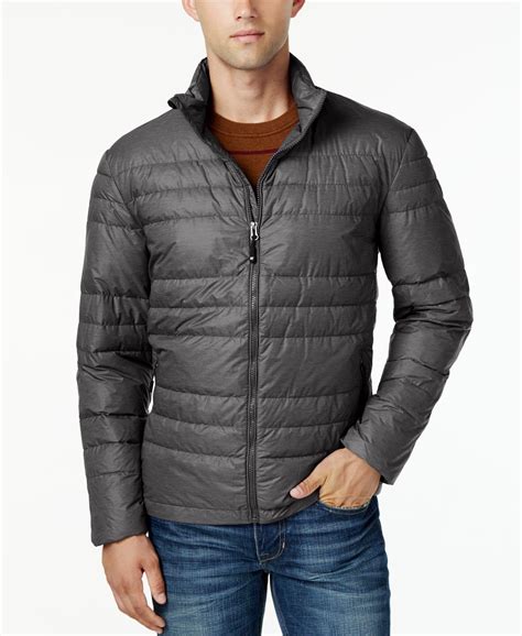 32 Degrees Mens Packable Down Jacket In Gray For Men Lyst