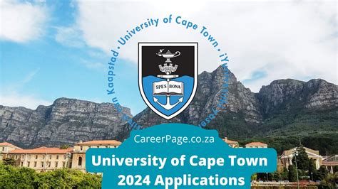 uct university of cape town 2024 applications za