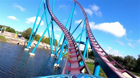 Mako At Seaworld Orlando 4k Pov On Ride Tallest Coaster In Orlando
