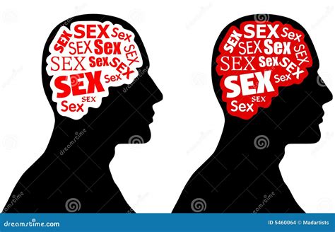 Sex On The Brain Stock Illustration Illustration Of Side 5460064