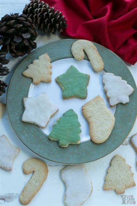 Terrific plain or with candies in them. Low Carb Keto Sugar Cookies - Gluten Free | Low Carb Yum