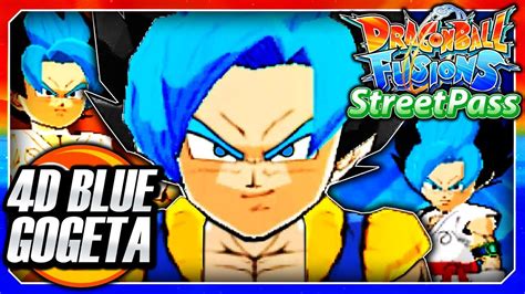 Dragon ball wiki covers all things related to the dragon ball franchise created by akira toriyama, including the manga series, anime series, characters, collectibles and video games. Dragon Ball Fusions 3DS English: 4D Super Saiyan Blue Gogeta (Streetpass Fusion) Fusion Gameplay ...