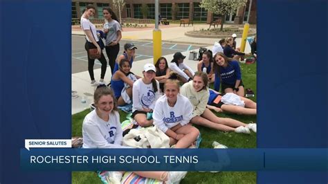 Wxyz Senior Salutes Rochester High School Girls Tennis Youtube