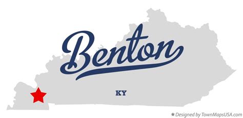 Map Of Benton Ky Kentucky