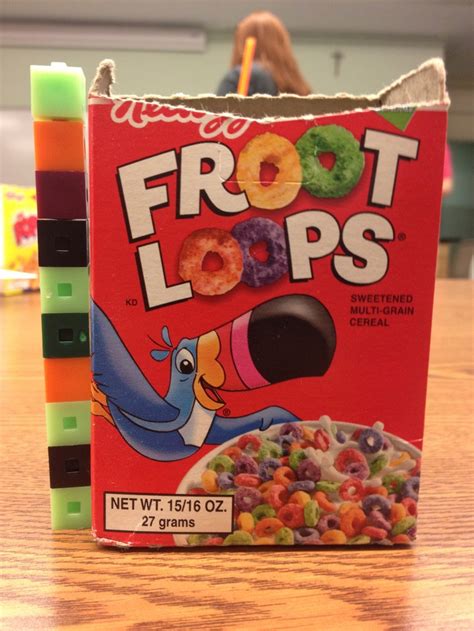 Attach the unit label cubic feet to your answer and you have the volume of your box in cubic feet. You can use small cereal boxes and 1 cubic centimeter ...