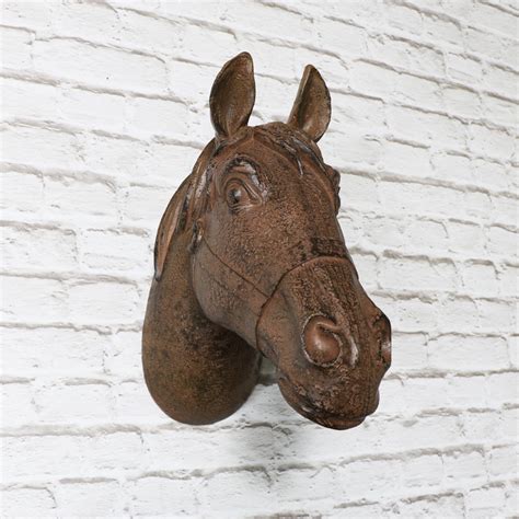 Rustic Decorative Wall Horse Head Melody Maison