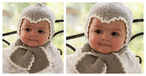 Select the desired size for your knitted baby hat. Baby Hat and Scarf All in One Free Knitting Pattern