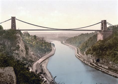 Bristol England Clifton Suspension Bridge Photograph By