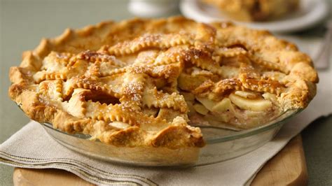 Place one pie crust in a 9 pie place. Apple Cream Pie recipe from Pillsbury.com