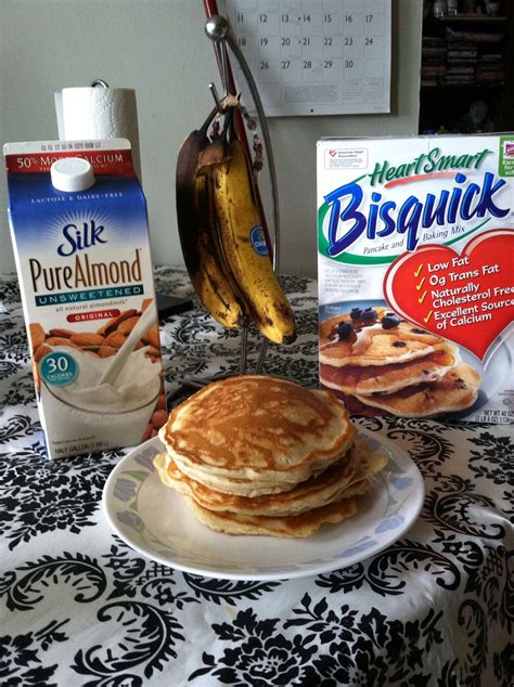 Supercook found 16 banana and bisquick recipes. Banana pancakes - follow the pancake recipe on the Heart ...