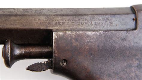 Scarce Allen And Worcester Navy Revolver With Holster Sold Civil