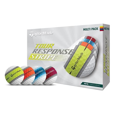 Taylormade Tour Response Stripe Golf Balls Multi Colour Pack 2023