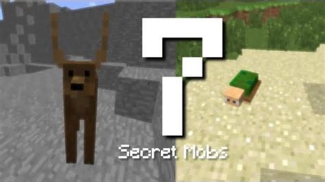 Minecraft 7 Secret Mobs Youtube