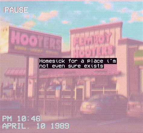 Homesick For A Place Im Not Even Sure Exists Femboy Hooters Fashwave