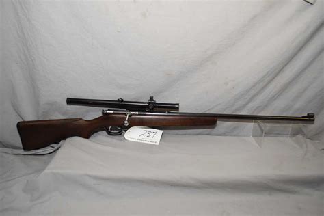 Savage Model 3b 22 Lr Cal Single Shot Bolt Action Rifle W 26 Bbl [ Blued Finish Barrel Sights A