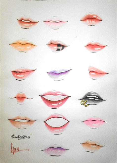 Lip Drawing Mouth Drawing Anime Drawings Sketches Pencil Art