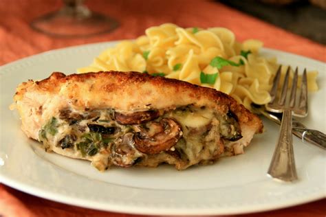 Cooking With Chopin Living With Elmo Mushroom Stuffed Chicken Breasts