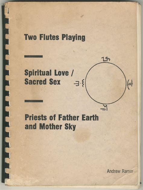 Two Flutes Playing Spiritual Lovesacred Sex Priests Of Father Earth And Mother Sky Andrew