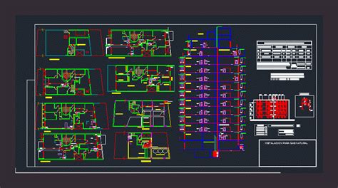 Installation Of Natural Gas Building DWG Section For AutoCAD Designs CAD