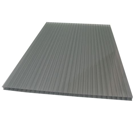 Twinwall Polycarbonate Metallic Grey 10mm Buy Pergola Roofing