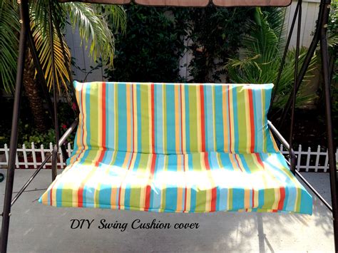 Others can be fixed easily with a spritz of any replacement that requires dismantling the entire swing would be too dangerous for a person with little to no experience with diy carpentry. DIY Easy Outdoor Swing Cushion Cover | WithHeartandVerve