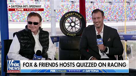 ‘fox And Friends Weekend Hosts Test Their Racing Knowledge With Nascar