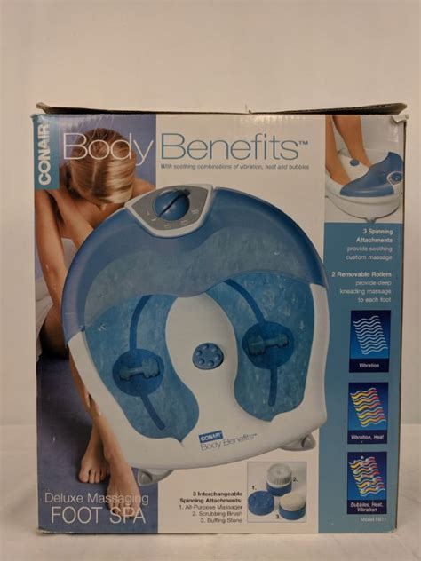 conair foot spa how to use