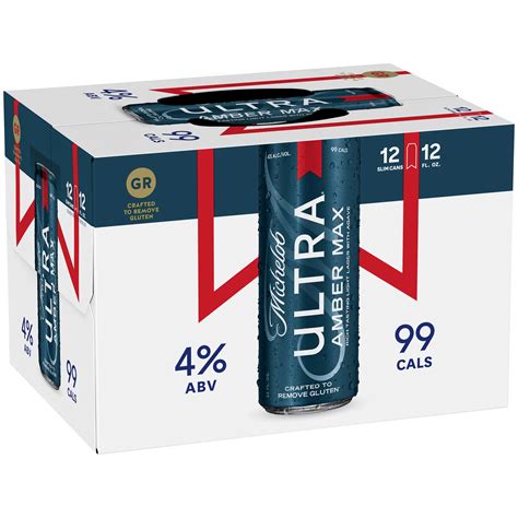 Michelob Ultra Amber Max 12 Oz Cans Shop Beer At H E B