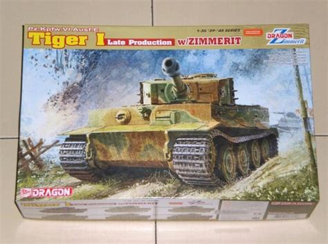Dragon 135 6383 Tiger I Late Production Wzimmerit Pzkpfwvi Ausfe