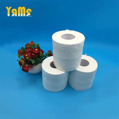 Wholesale Pure White Toilet Paper Tissue Wrapping Baby Diaper Toilet Paper Custom Soft Toilet