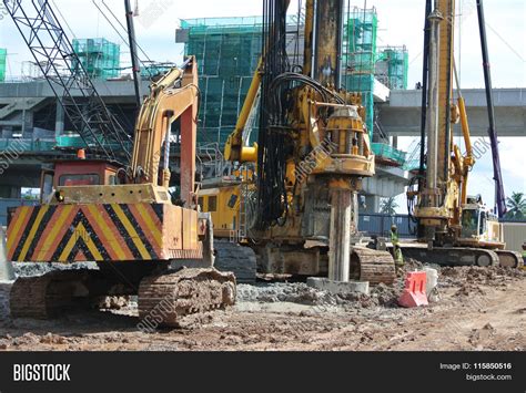 Bore Pile Rig Machine Image And Photo Free Trial Bigstock