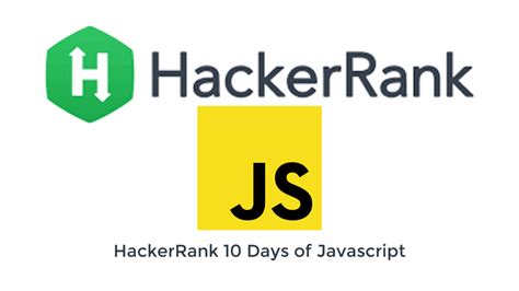 Hackerrank Javascript Solutions · Github Topics · Github
