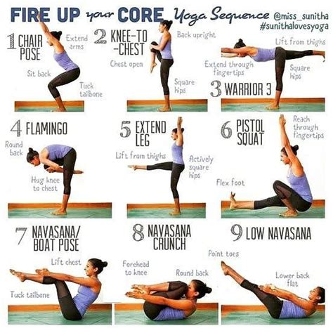 Yoga Healers On Instagram “yoga Tips 😇 Core Strengthening Balance