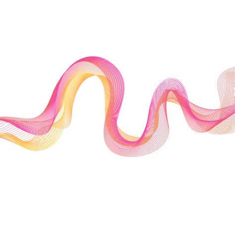 Colorful Wavy Line Shade Image Abstract Background Vector Wave Line