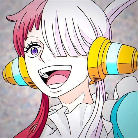 An Anime Character With Pink Hair And Blue Eyes Is Talking On The Phone While Wearing Headphones