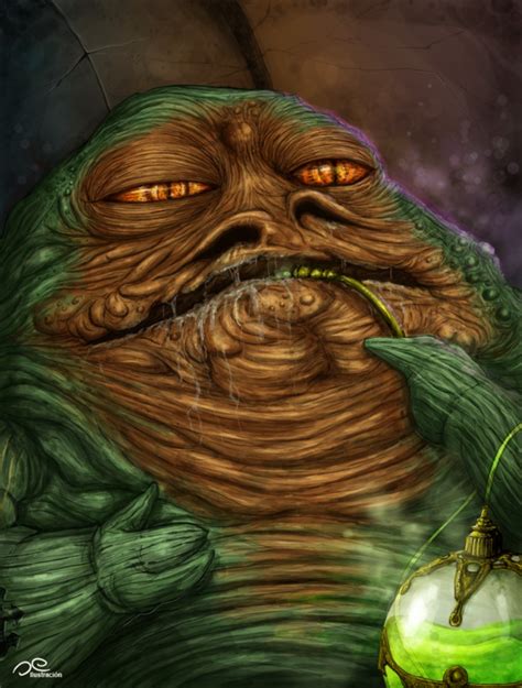 Jabba The Hutt By Fluorescentteddy On Deviantart Star Wars Characters