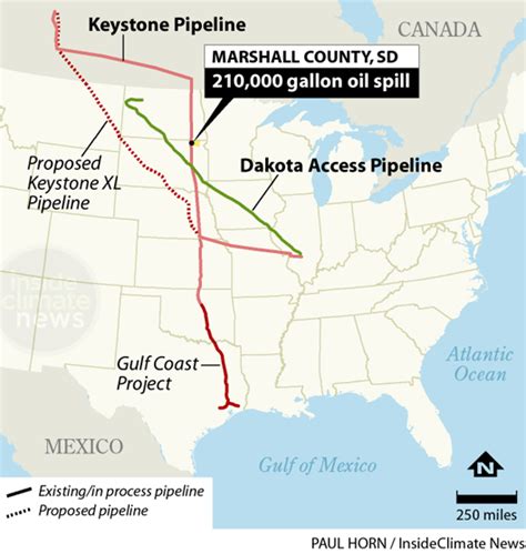 Keystone Oil Pipeline Spills 210000 Gallons As Nebraska Weighs Xl