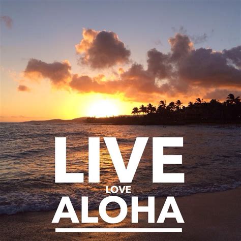 Live Your Life With Aloha Hawaii Quotes Hawaiian Quotes Hawaii