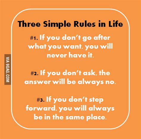 Three Simple Rules In Life 9gag