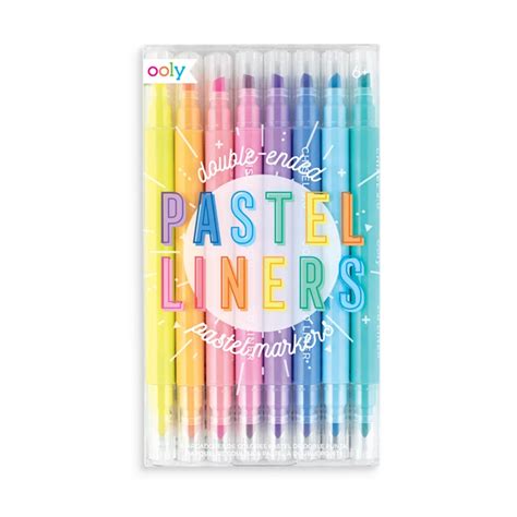 Pastel Liners Dual Tip Markers | Pastel highlighter, Pastel highlighters pens, Markers set