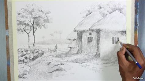 How To Draw Landscapes With Pencil Step By Step Pdf Degase
